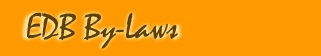 EDB bylaws